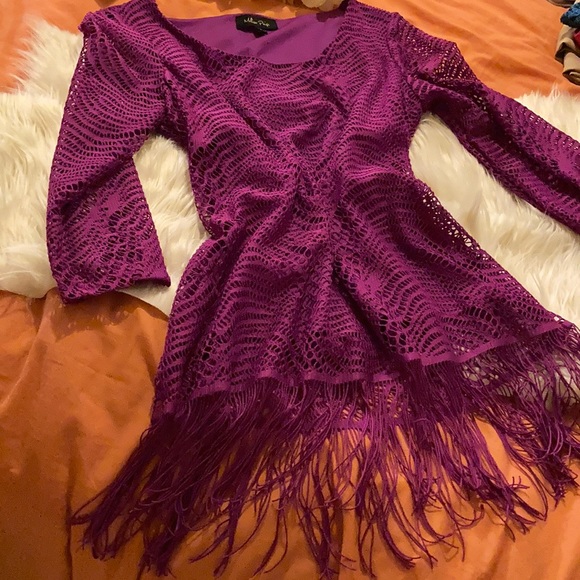 MELISSA PAGE BLOUSE WITH FRINGE BOTTON XS - Picture 1 of 4
